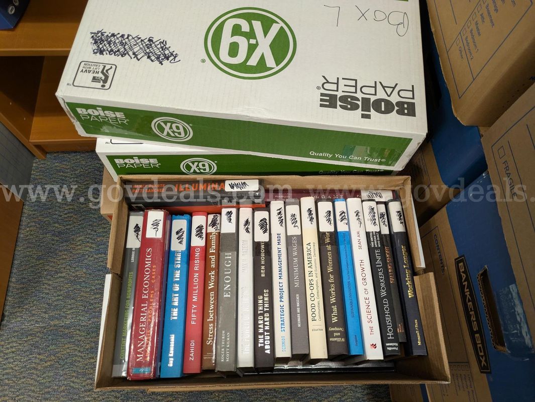 Lot of Academic Library Books – Approximately 35 Boxes