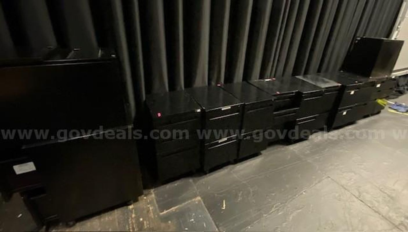 Lot of 13 Assorted Filing Cabinets