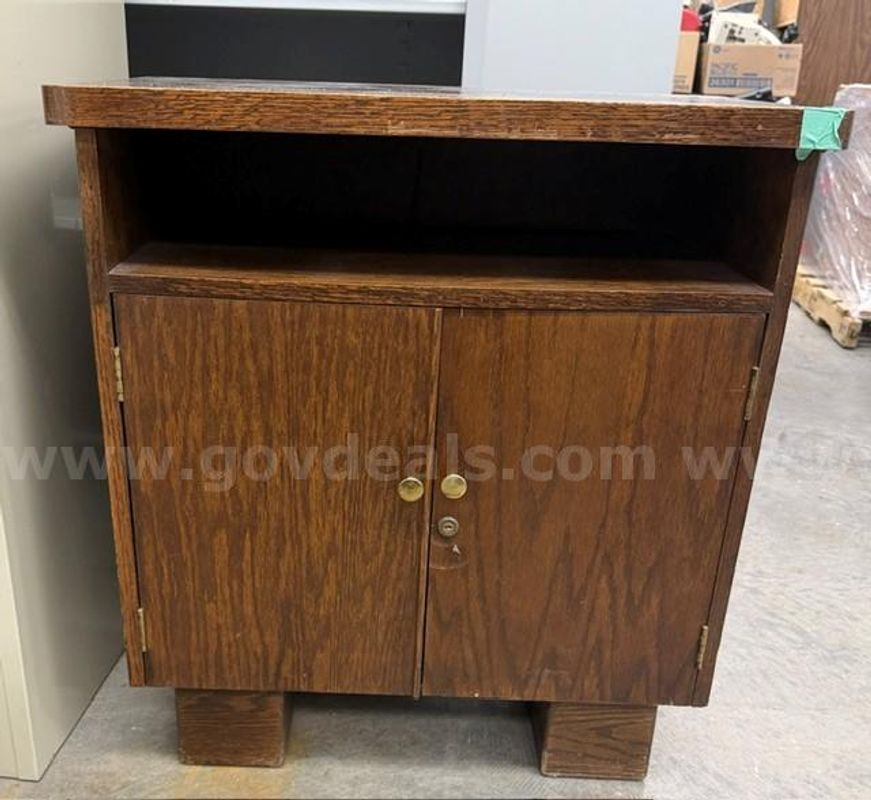 Small Wooden Storage Cabinet