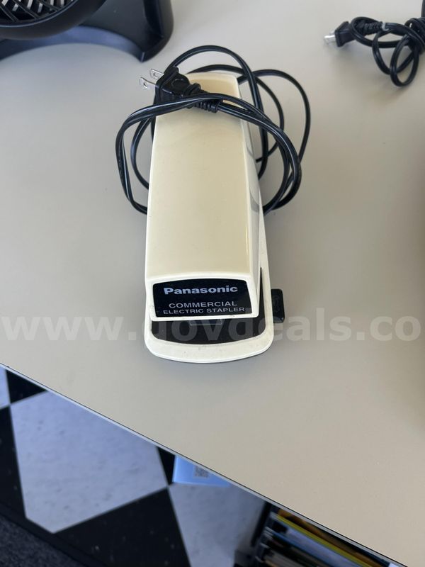 Panasonic Commercial Electric Stapler & Sharp Calculator