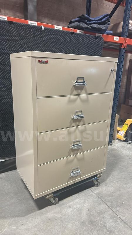 FireKing 4-Drawer Lateral Fire File Cabinet