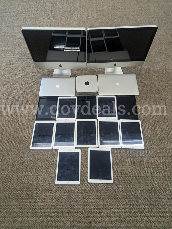 Apple MacBooks, iPads, and iMacs