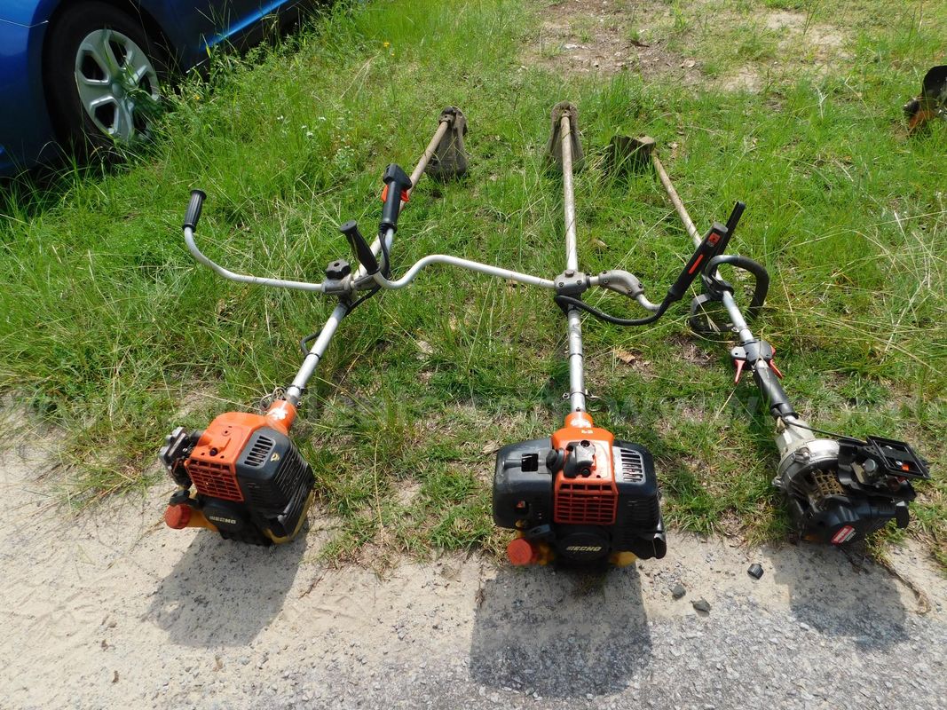 3 WEED TRIMMERS, 2-ECHO AND 1-SHINDAIWA