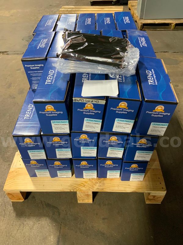 NEW Lot of 43 Boxes Trend TRDCF258XU 10K Yield Black Toner Cartridges For HP LaserJet Pro M404 MFP M428 Printers #W43