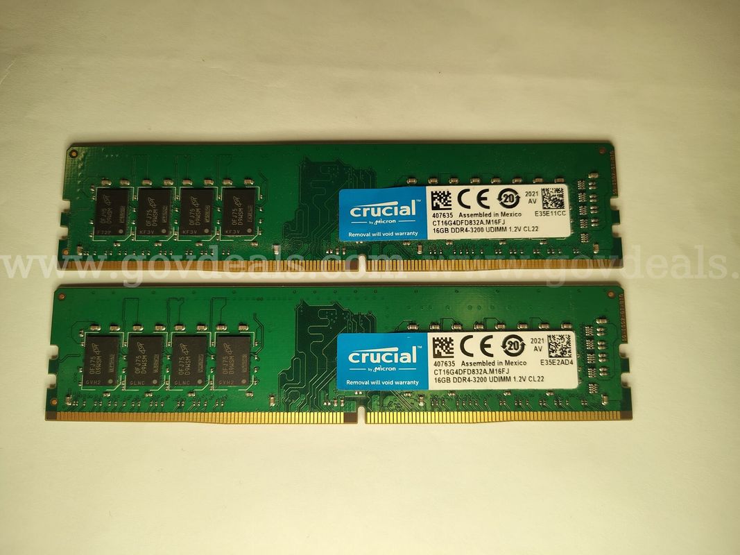 x2 16GB DDR4-3200 UDIMM Crucial CT16G4DFD832A.M16FJ - Used