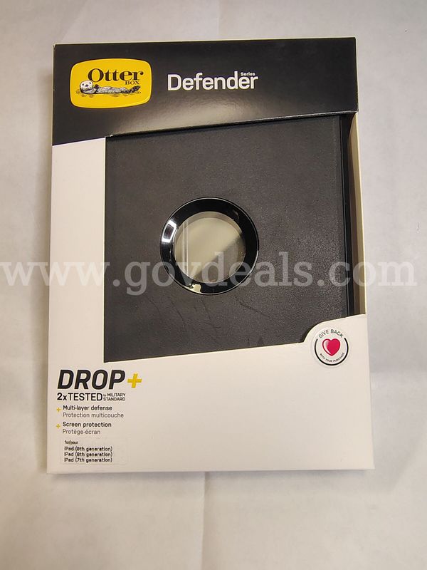 OtterBox Defender Series Case for Apple iPad 7th/8th/9th Gen – Black - Unopened