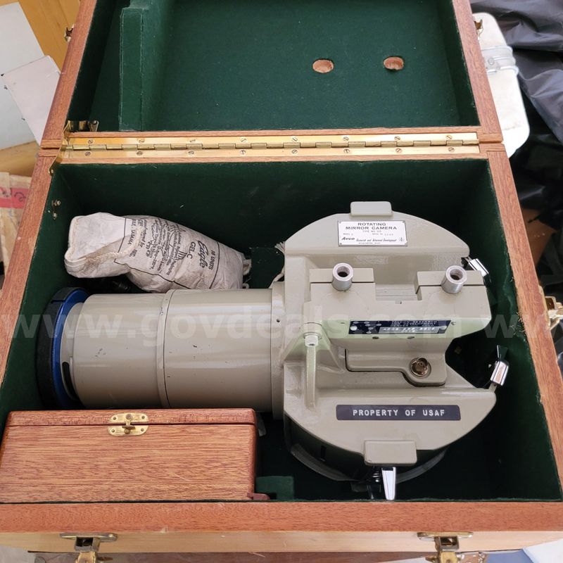 Vintage Avco Research Rotating Mirror Cameras Model MC-300, Qty 2