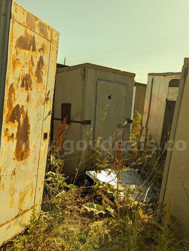 Lot of 2 Concrete Camera / Security Huts – Approx. 4' x 4' x 8'