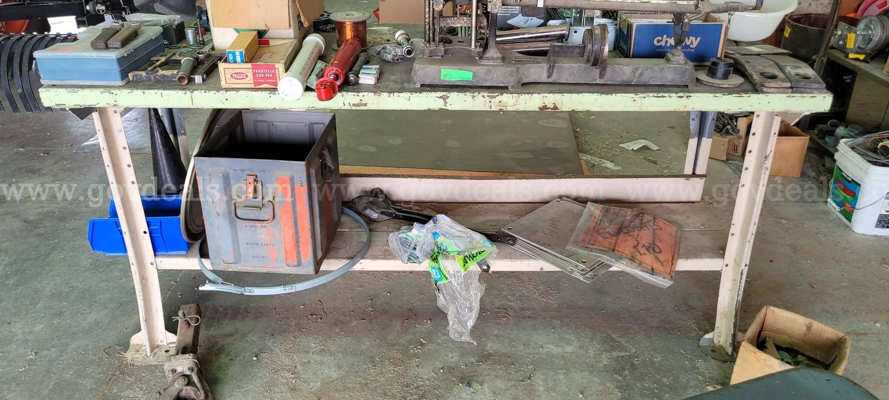 Heavy-Duty Industrial Steel Workbench