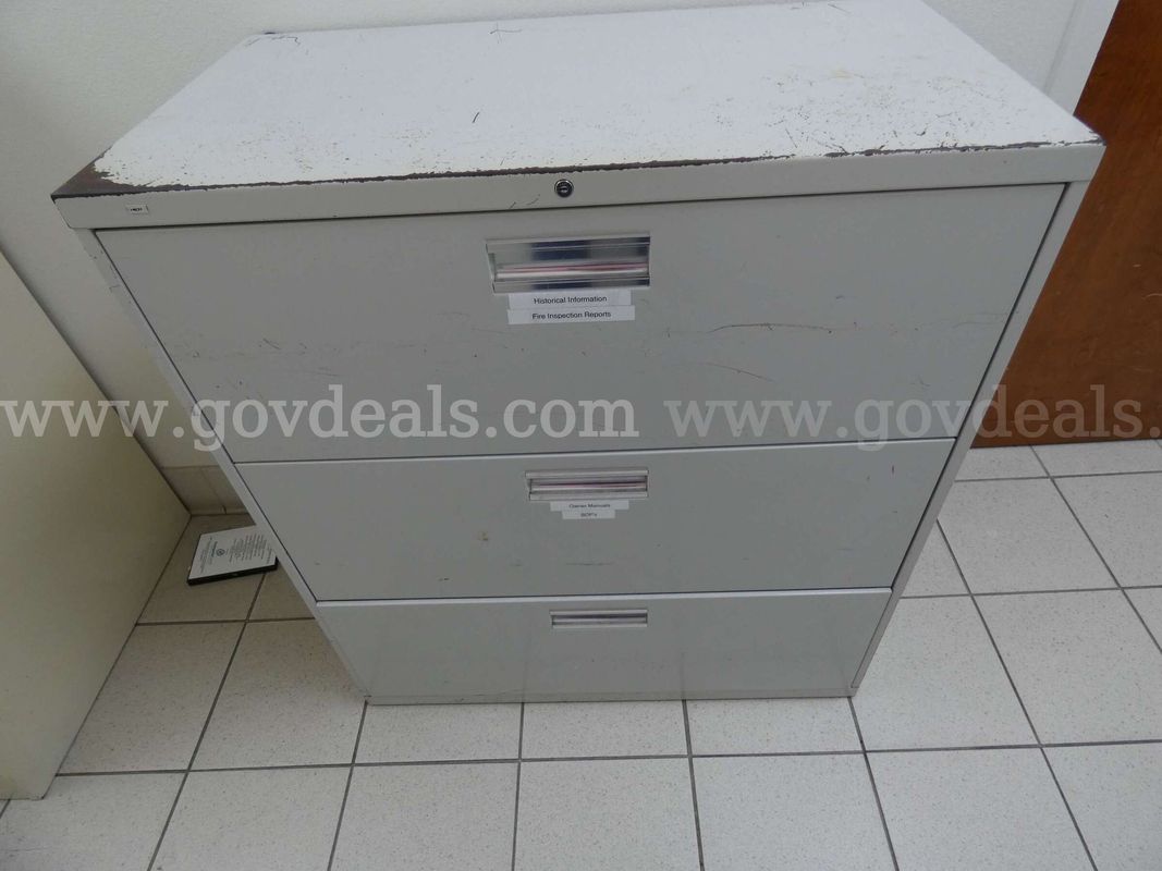 Filing Cabinets qty 7,  Condition working, no keys to lock, very used. 