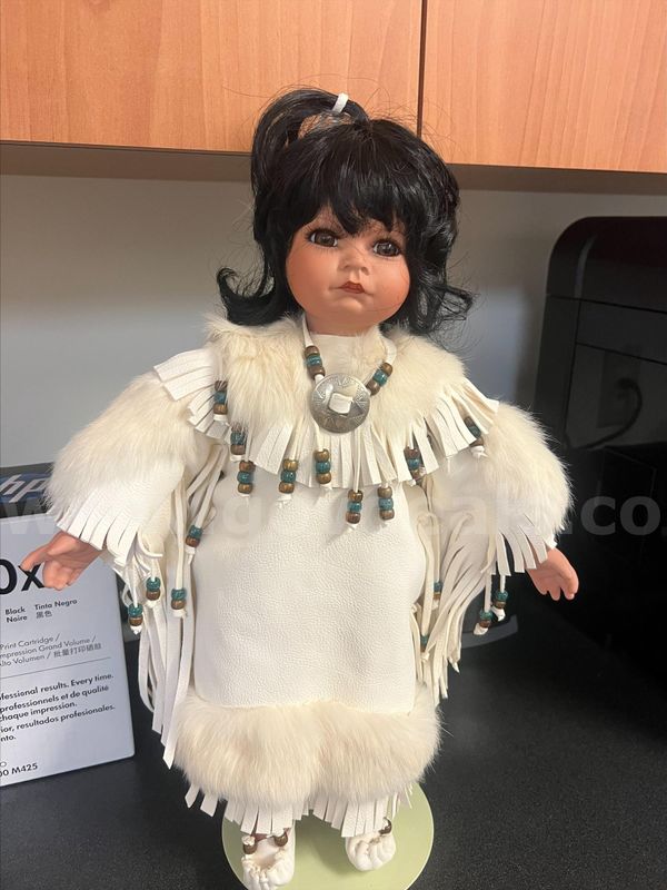 Snow Bird Porcelin Doll