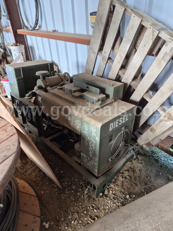 Military Surplus 10 kW Diesel Generator Set – MEP003A – Untested/Non-Running Condition