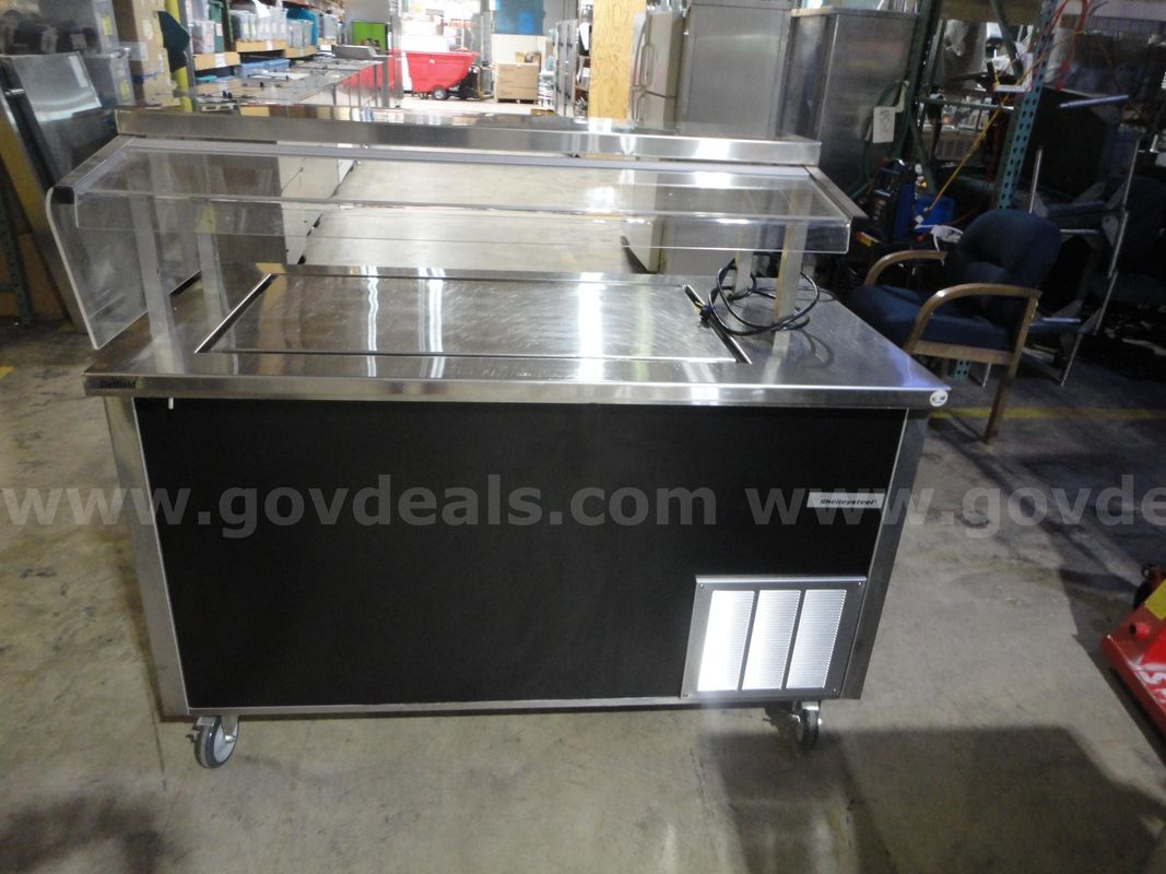 Shelleysteel Mobile Electric Food Cooler Server Unit