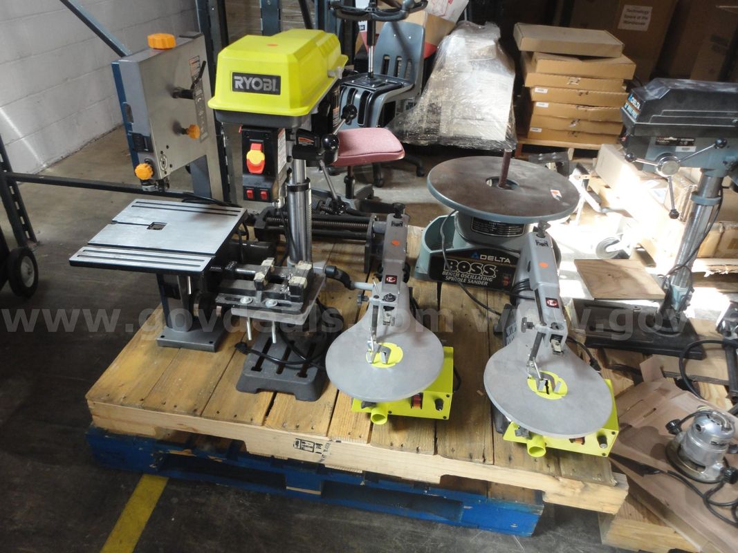 1 Lot (5 piece) Benchtop Shop Equipment