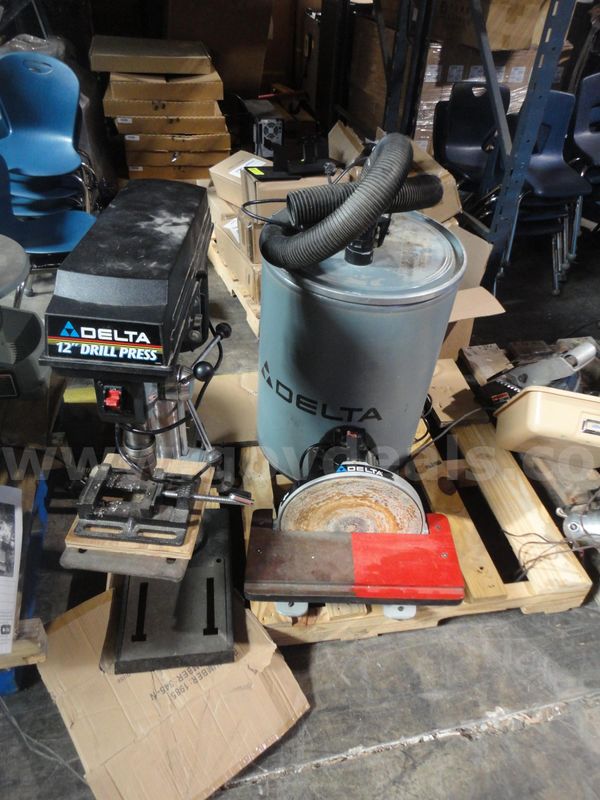 1 Lot (3 piece) Benchtop Shop Equipment