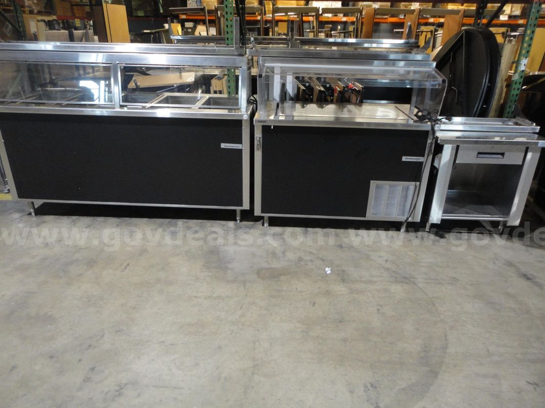 Shelleysteel Electric Food Warmer and Electric Food Cooler Serving Line