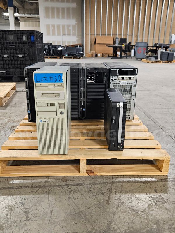 Lot #6D - 6 PC Desktops *NO Hard drives*