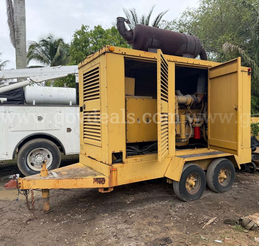 CAT 3406B generator set trailer mounted