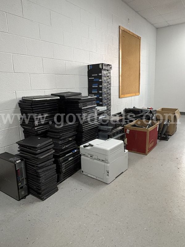 Lot of computers, Chromebook and other misc. devices for recycle.