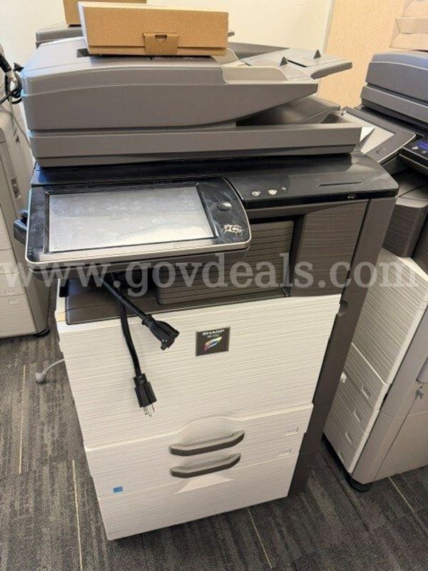 Sharp SHA-MX4141 multifunction color printer s/n 4510687Y - 8886_MIL