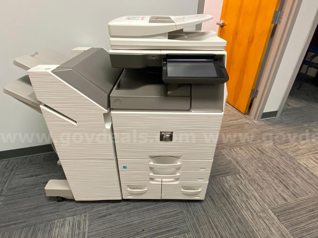 Sharp SHA-MX6051 multifunction color printer s/n 15119585 - 17766_MIL
