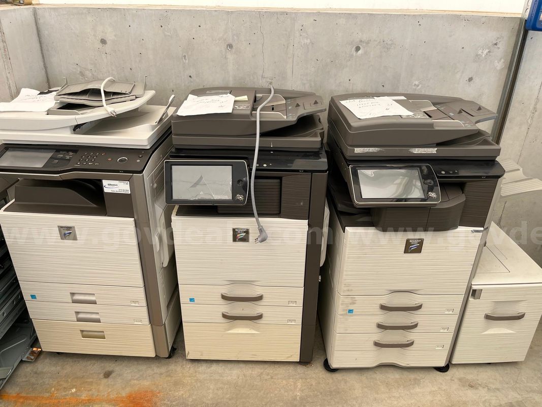 Lot 18 - Sharp MX-M363N, MX-4141 and MX-M365 multifunction copiers/printers
