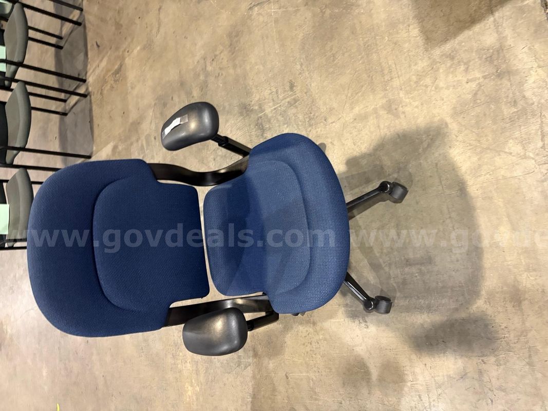 1 Office Chair with Blue Padding  "JM"
