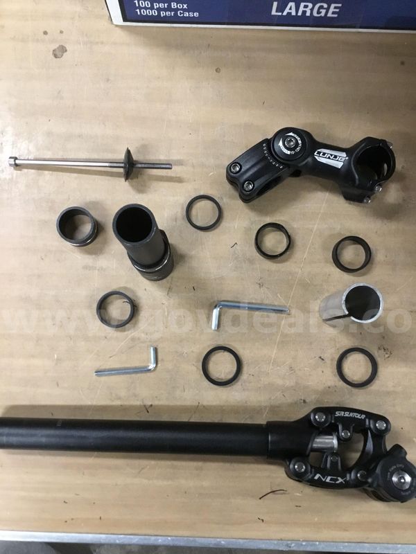 NCX bicycle suspension seatpost "DH"