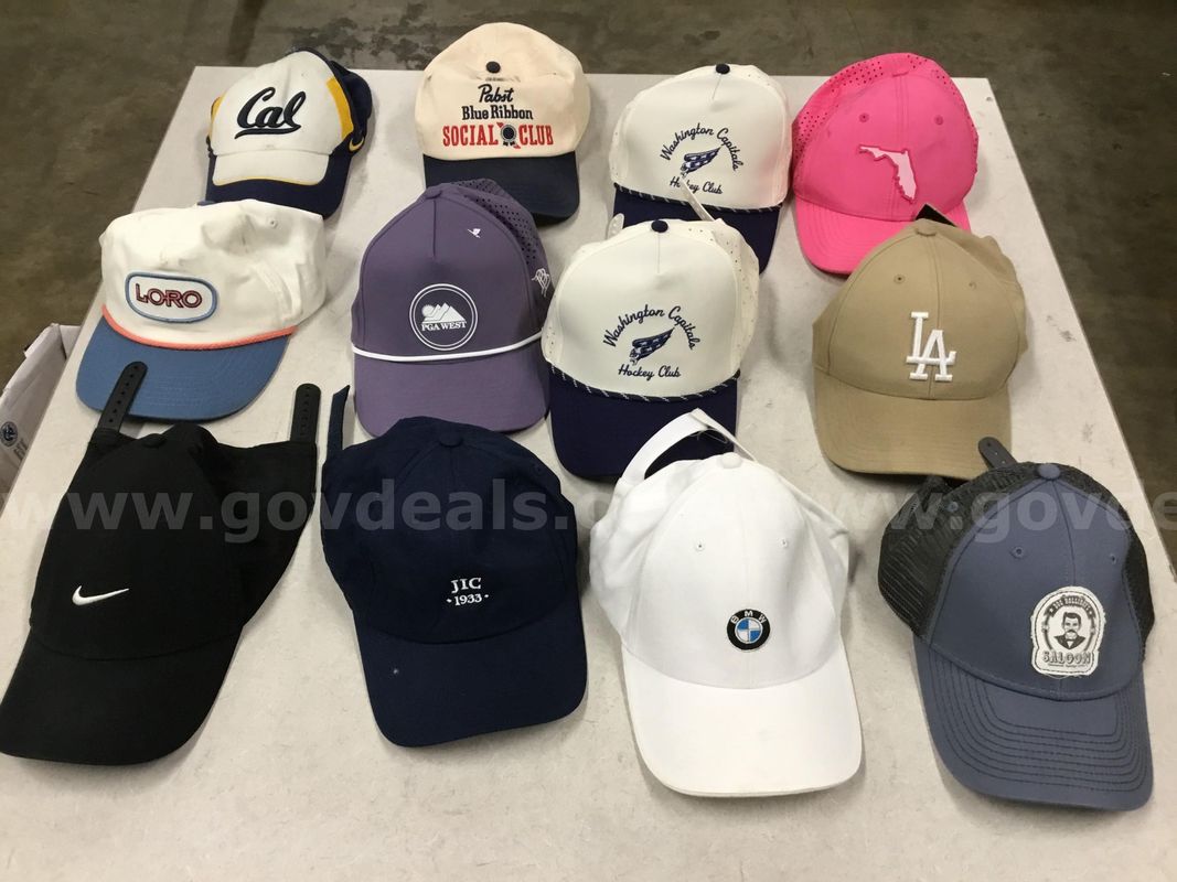 1 Lot of Assorted Baseball Caps