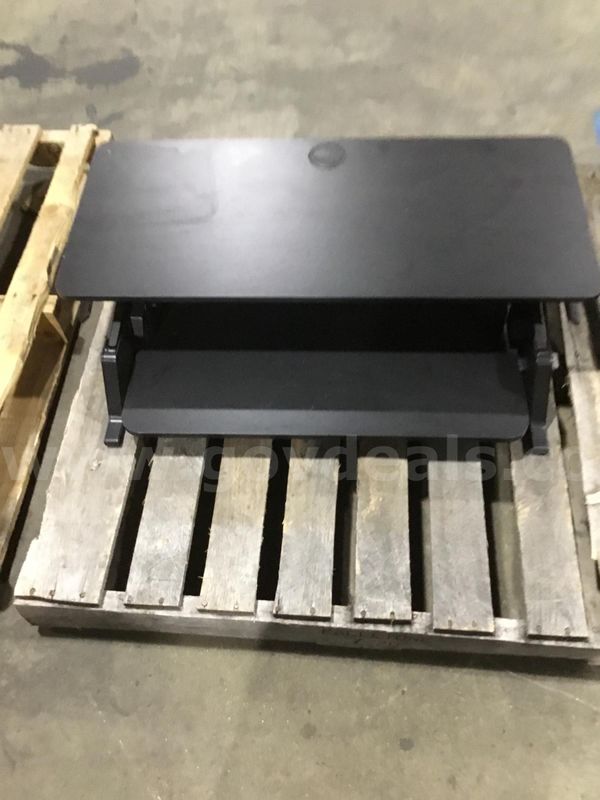 35 1/2 x 22 black Vari desk “DH”