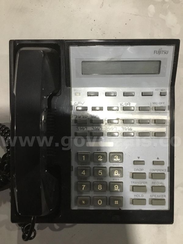 Black Fujitsu phone “DH”