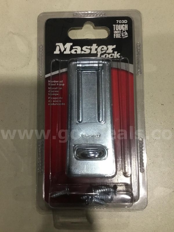 Silver master lock “DH”