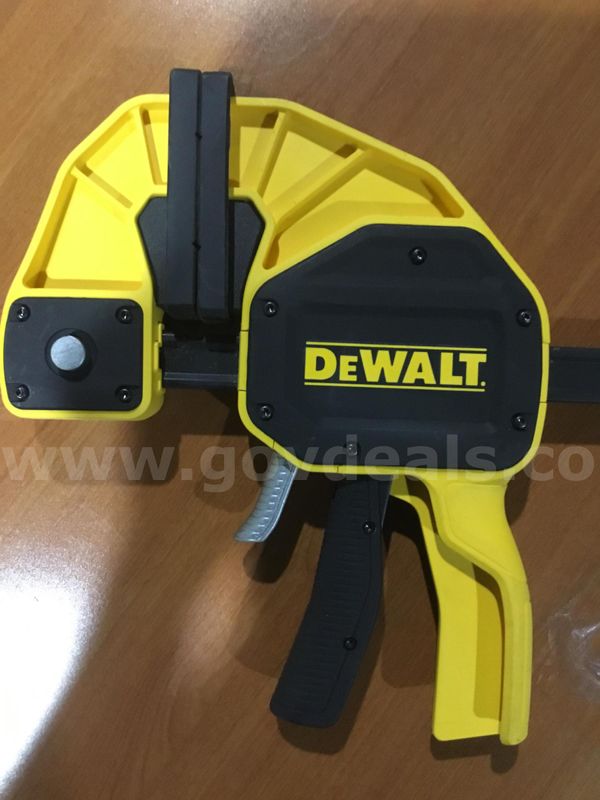 33 inch yellow & black DeWalt bar clamp “DH”