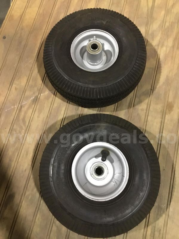 Two 10 inch black Magliner tires “DH”