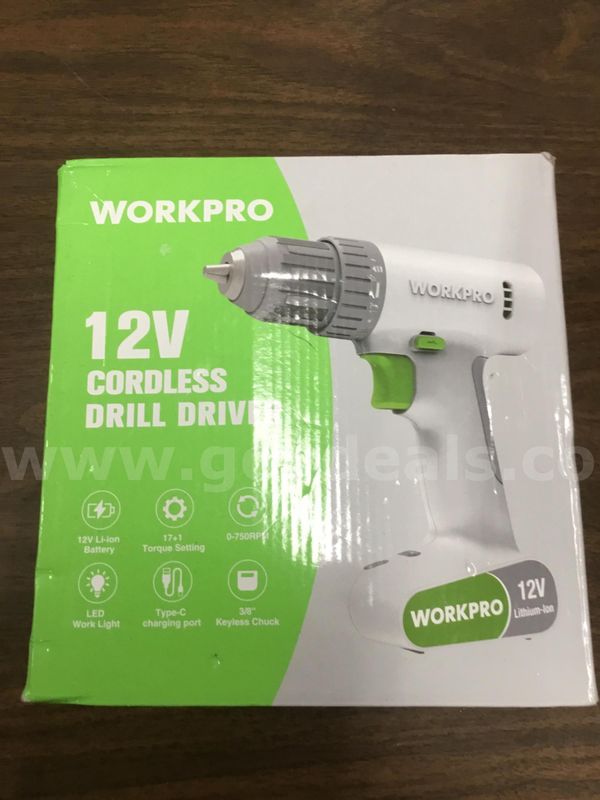 12V Work Pro cordless drill driver “DH”