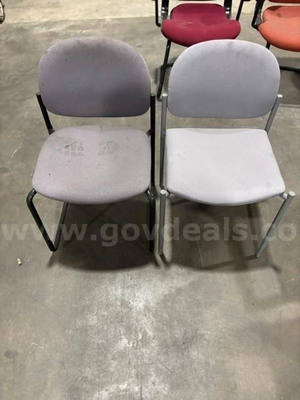 Lot of Gray Chairs (2)