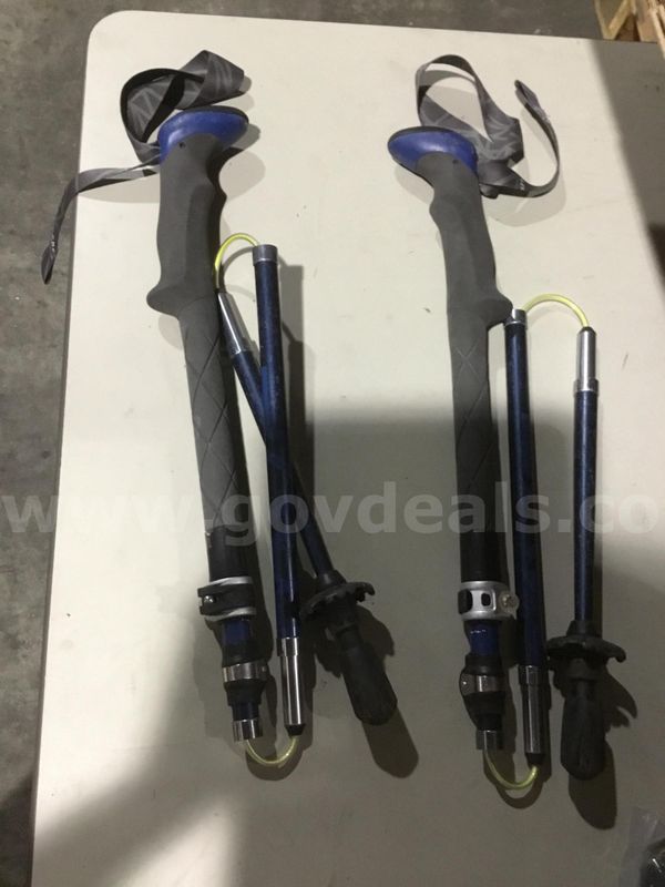 Pair of Leki trekking hiking poles “DH” (1 of 3)