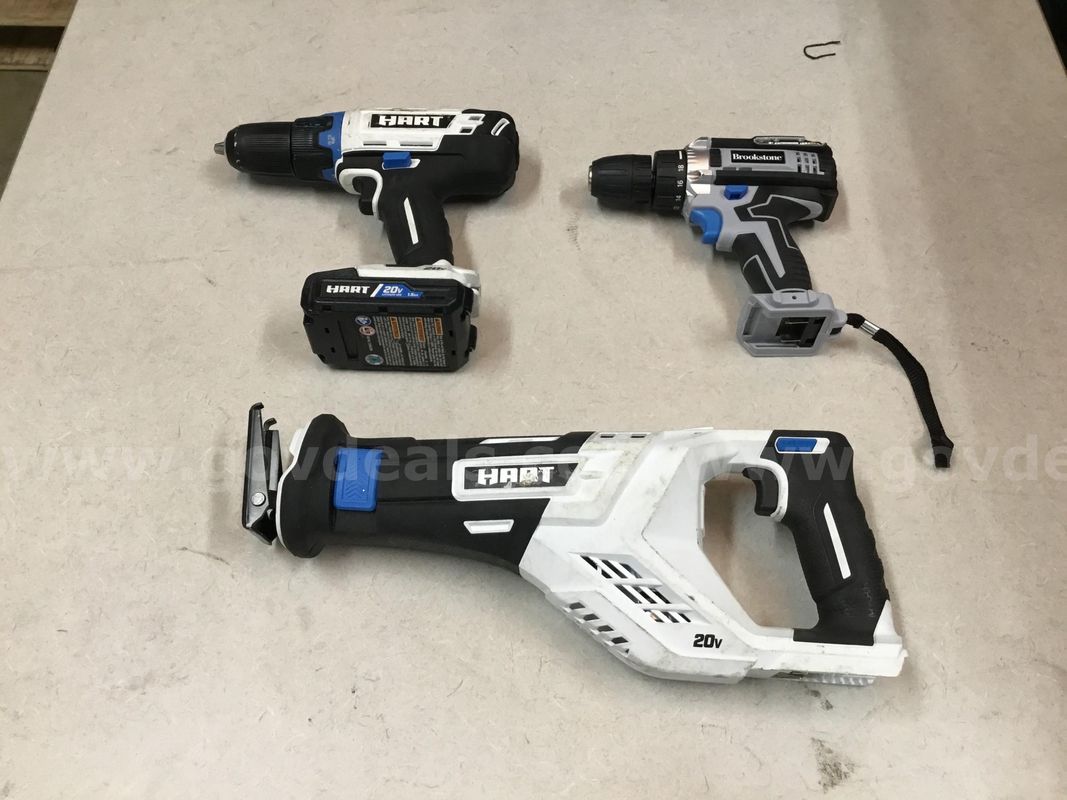 1 Lot of Assorted HART Power Tools