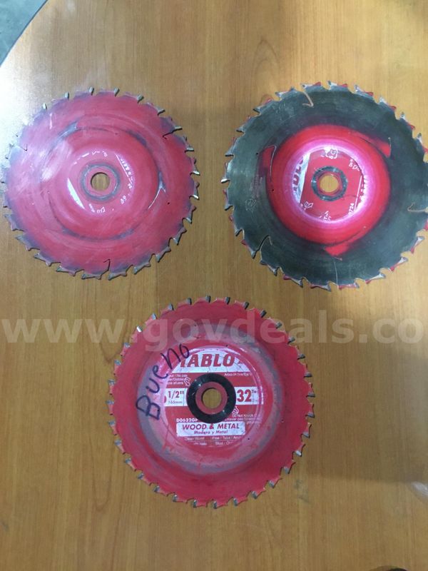 3 red diablo diamond cutting blades “DH”
