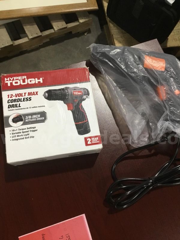 Hyper Tough cordless drill driver, & a reversible drill driver (BOTH COME WITH BATTERIES) "DH"