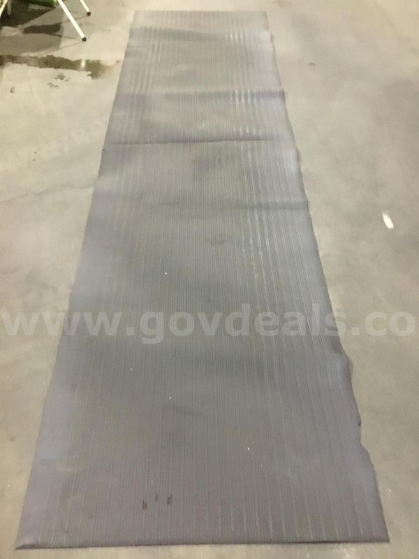 11 feet (WIDE) x 37 (HEIGHT) black rug “DH”