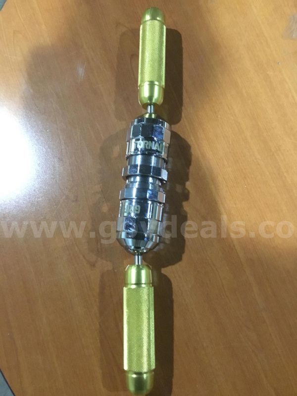 16 inch gold & silver Tornado Gripzilla exercise tool “DH”