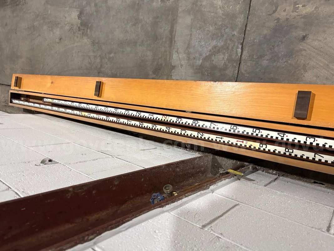 Vintage Keuffel & Esser Yard Stick 10"feet Long with Case