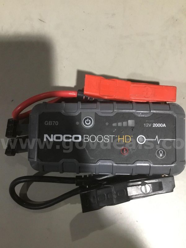 Black Noco boost HD car jump starter (NO OTHER ACCESSORIES INCLUDED) "DH"