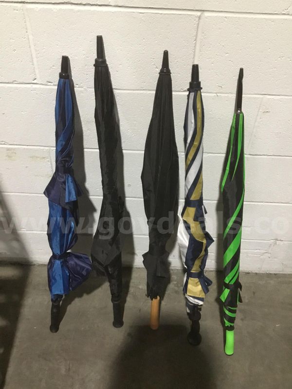 5 misc umbrellas "DH"