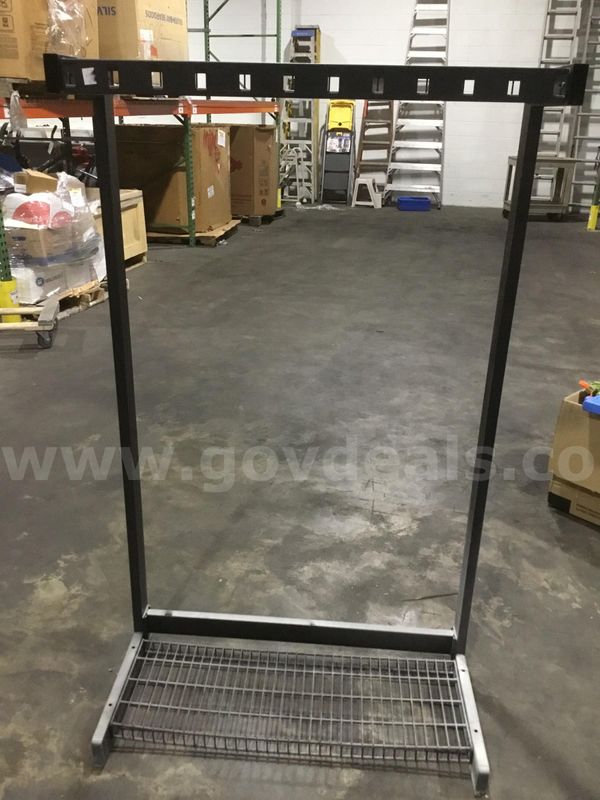36 x 30 black coat rack "DH"