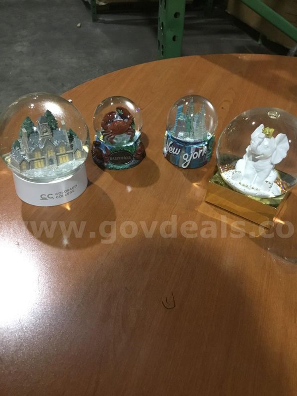 Lot of items-Baltimore, NY, Colorado, an elephant globes "DH"