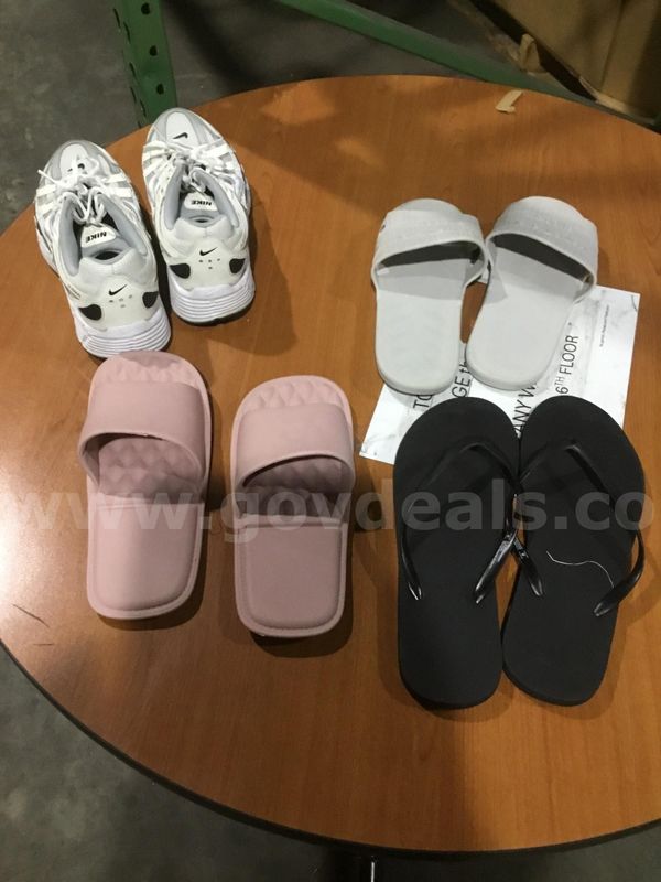 3 pair of sandals, pair of shoes "DH"