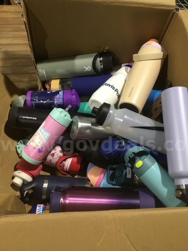 Box of misc bottles "DH"