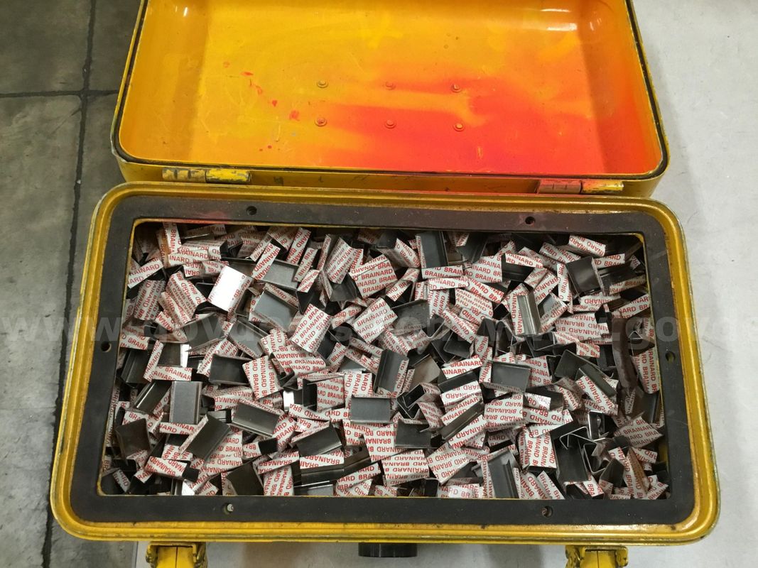1 Lot of Metal Binding Clips w/Scrimpers and Case (1 of 2)